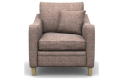 Heart of House Newbury Fabric Chair - Oyster